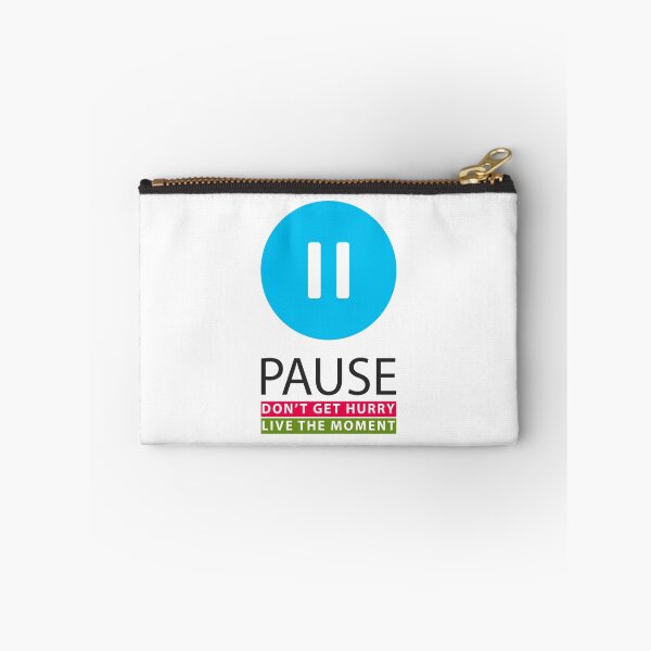 Item preview, Pause on White designed and sold by IDEZIGN2017.