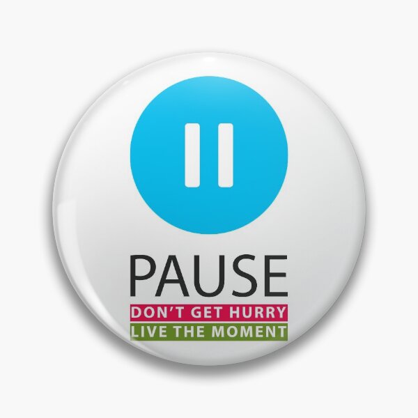 Item preview, Pause on White designed and sold by IDEZIGN2017.