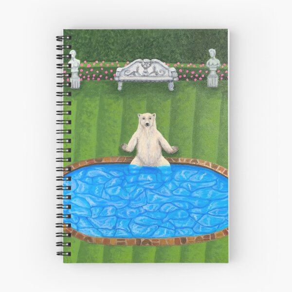 Item preview, Polar Bear in Garden designed and sold by PaintingByTimmy.