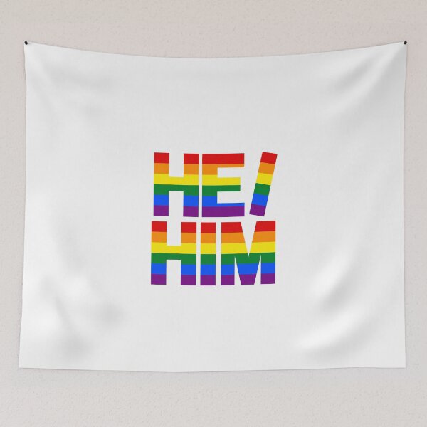 Item preview, Large Rainbow He/Him designed and sold by JtownGSA.