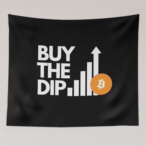Item preview, Buy the dip - bitcoin designed and sold by MerlinTea.