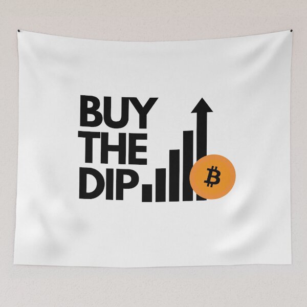 Item preview, Buy the dip - bitcoin designed and sold by MerlinTea.