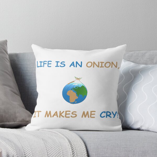 Item preview, Drinking vessels and accessories for philanthropists and philanthropists "Life is an onion, It makes me cry!" designed and sold by Florentinus.