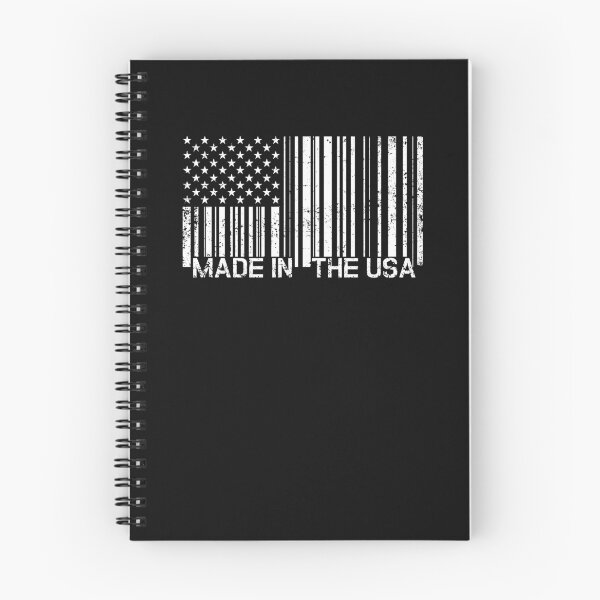 Item preview, Made in the USA Proud American Flag Barcode Patriotic July 4th designed and sold by pearlindustries.