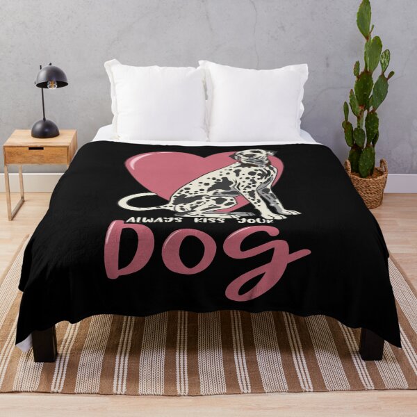 Item preview, Always kiss your dog Dalmatian dog lovers design designed and sold by FalkDania.