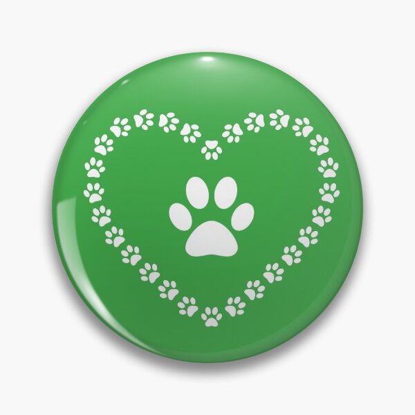 Item preview, (Green/ black and white) St patricks day cat paw print designed and sold by fluffyfriends.