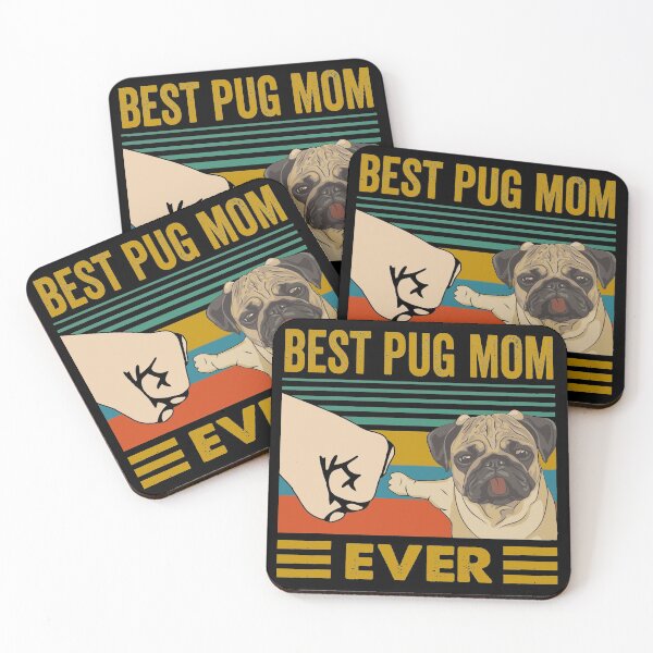 Item preview, Best Pug Mom Ever Pug Lover Pug Dog Owner Pug Life designed and sold by honeyandcotton.