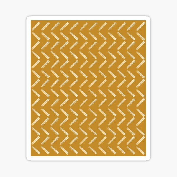 Item preview, White on Mustard Yellow Stripe Chevrons  designed and sold by OneThreeSix.