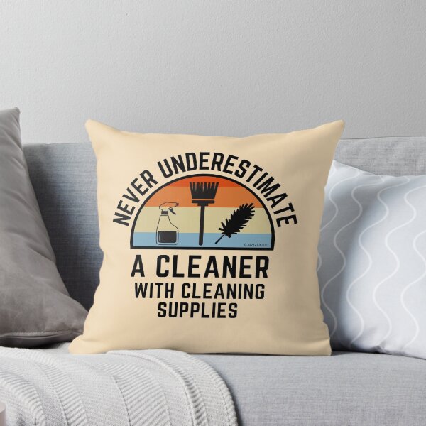 Item preview, Cleaner With Cleaning Supplies Spray Bottle Broom Duster Housekeeping Humor designed and sold by SavvyCleaner.