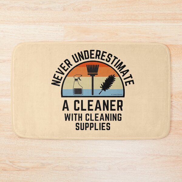 Item preview, Cleaner With Cleaning Supplies Spray Bottle Broom Duster Housekeeping Humor designed and sold by SavvyCleaner.
