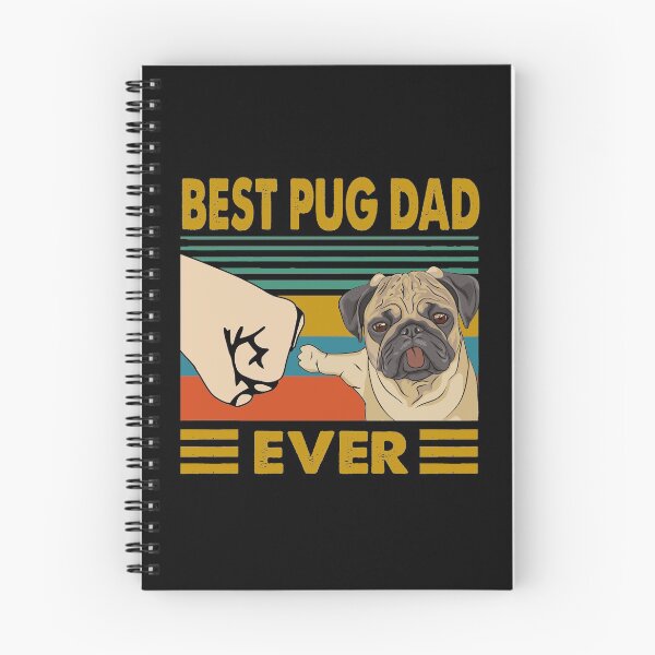 Item preview, Best Pug Dad Ever Funny Pug Dog Owner designed and sold by honeyandcotton.