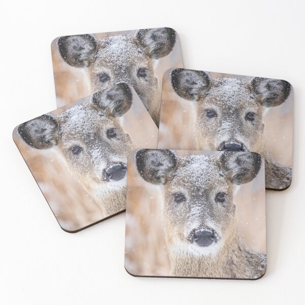 Item preview, Deer in Snow Portrait designed and sold by Vargulich.