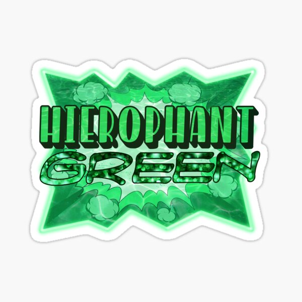 Item preview, Green Hierophant Stand (Design #3 - On Dk. Green) designed and sold by epinkb.