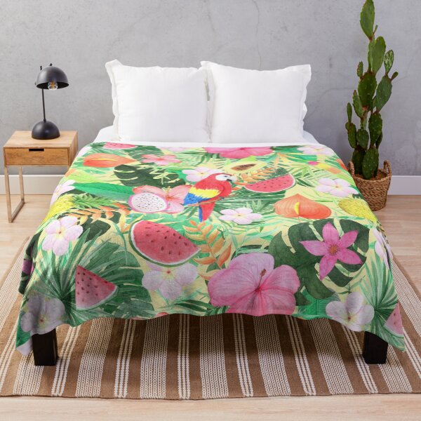 Item preview, Tropical jungle pattern designed and sold by ArtStyleAlice.