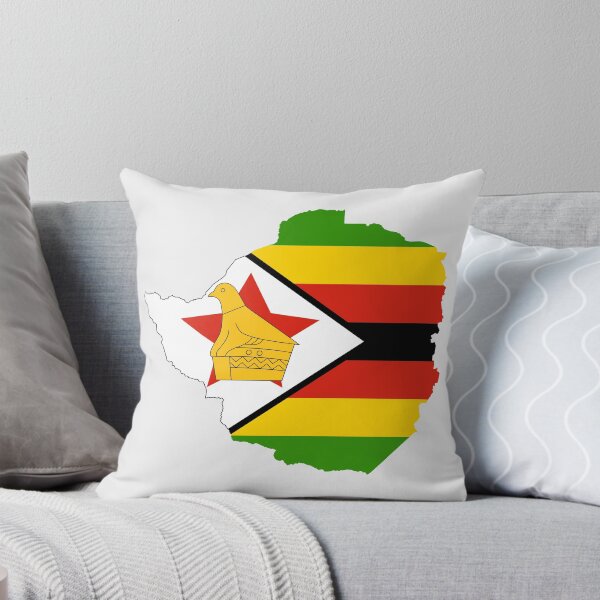 Item preview, Flag Map of Zimbabwe  designed and sold by abbeyz71.
