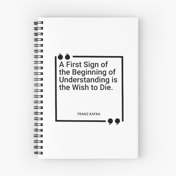 Item preview, Franz Kafka - A First Sign of the Beginning of Understanding is the Wish to Die. designed and sold by SocraticQuotes.