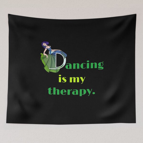 Item preview, cute dancing quote. dancing is my therapy, flamenco designed and sold by doctors-apparel.