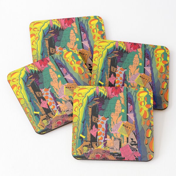 Item preview, DOOMSDAY - Watchmen Comics - Grunge, Psychedelic, Colorful Illustration designed and sold by PortraitOfATime.