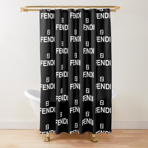 Fendi Logo Shower Curtains | Redbubble