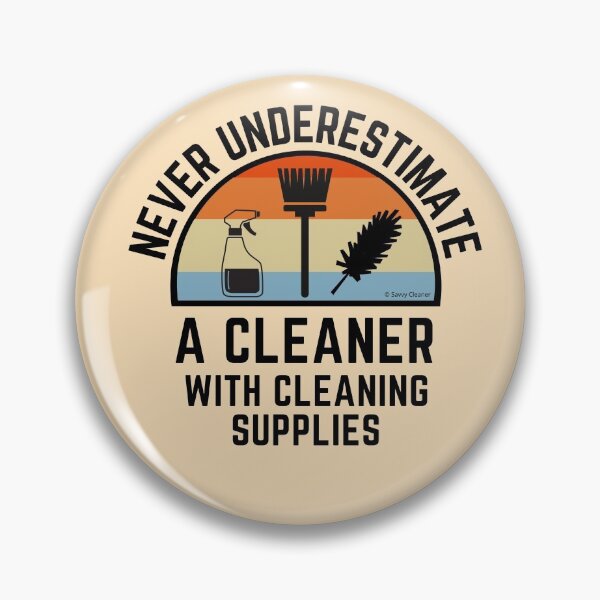 Item preview, Cleaner With Cleaning Supplies Spray Bottle Broom Duster Housekeeping Humor designed and sold by SavvyCleaner.