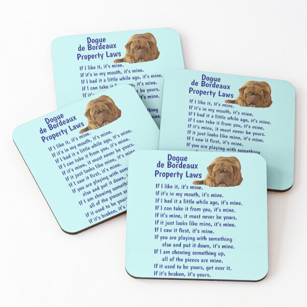 Item preview, Dogue de Bordeaux - property laws  designed and sold by thepetcellar.