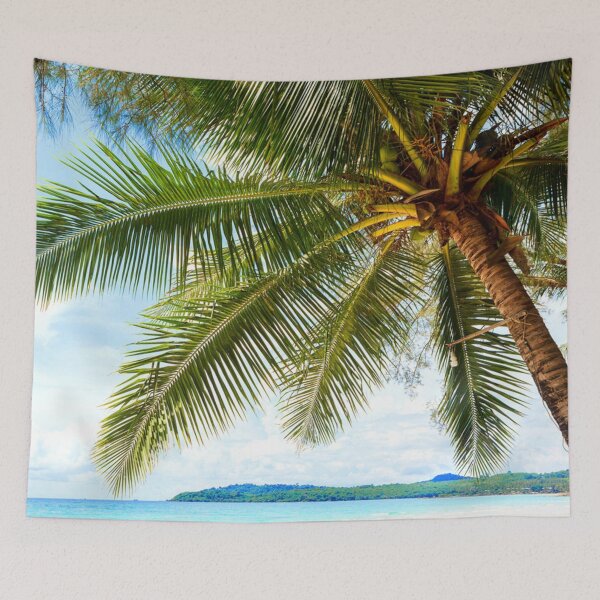 Item preview, Tropical beach palm tree designed and sold by Doninni.