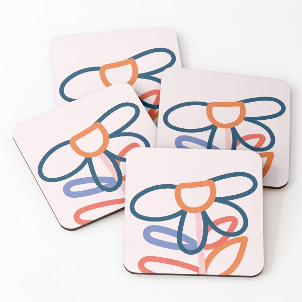 Item preview, Line Art Flower Leaf, Nursery designed and sold by technicolorable_art.