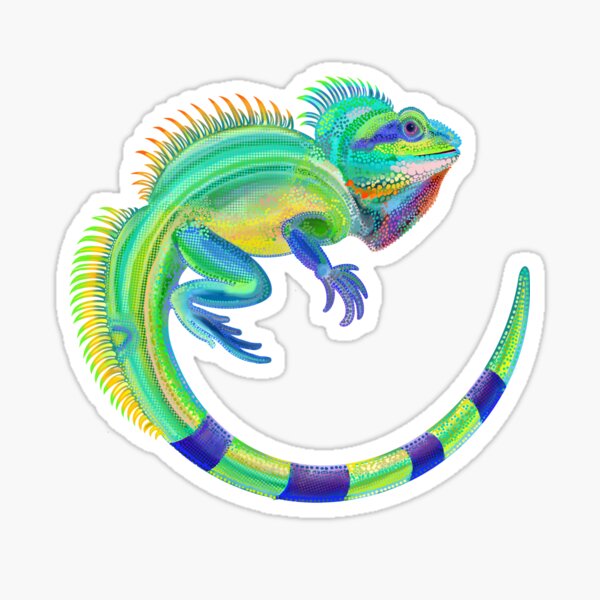 Chinese water dragon Sticker