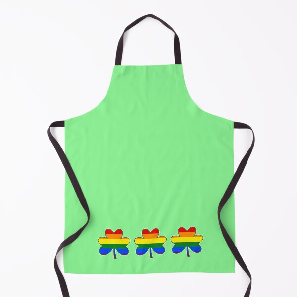 Item preview, LGBT Flag Colour Shamrocks designed and sold by akaiawa.