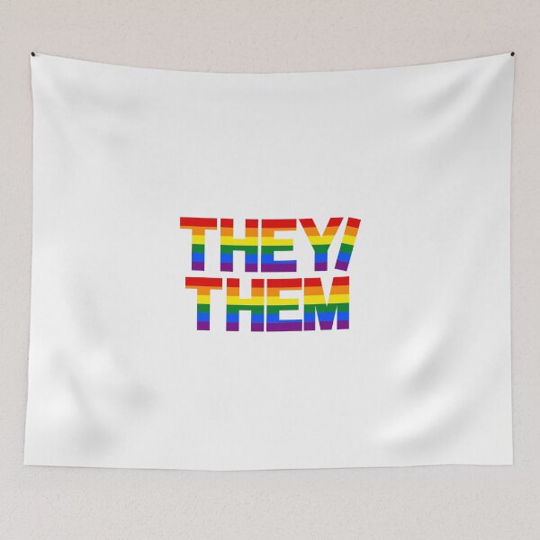 Item preview, Large Rainbow They/Them designed and sold by JtownGSA.