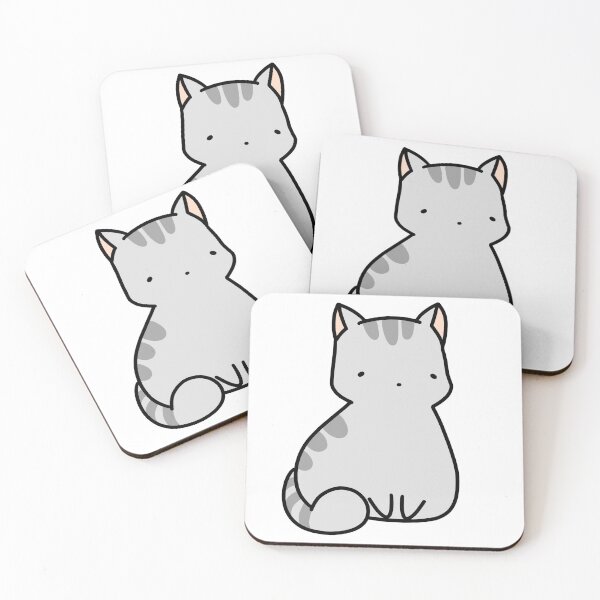 Item preview, silver tabby cat designed and sold by nnetso.