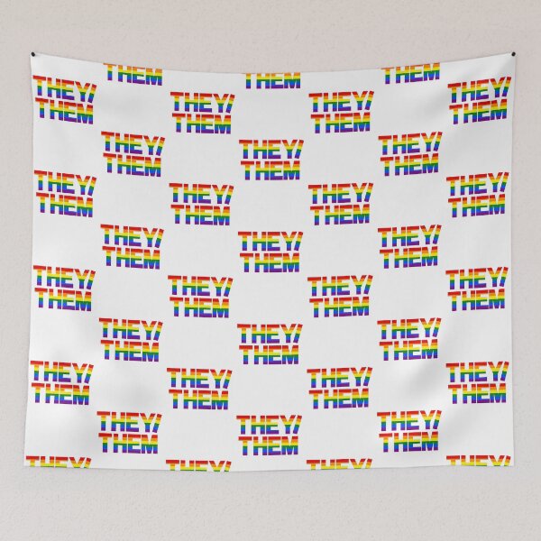 Item preview, Small Rainbow They/Them designed and sold by JtownGSA.