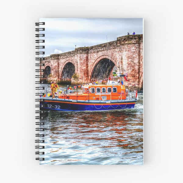 Item preview, Berwick Upon Tweed RNLI Lifeboat And Old Bridge designed and sold by Paul Thompson Photography.