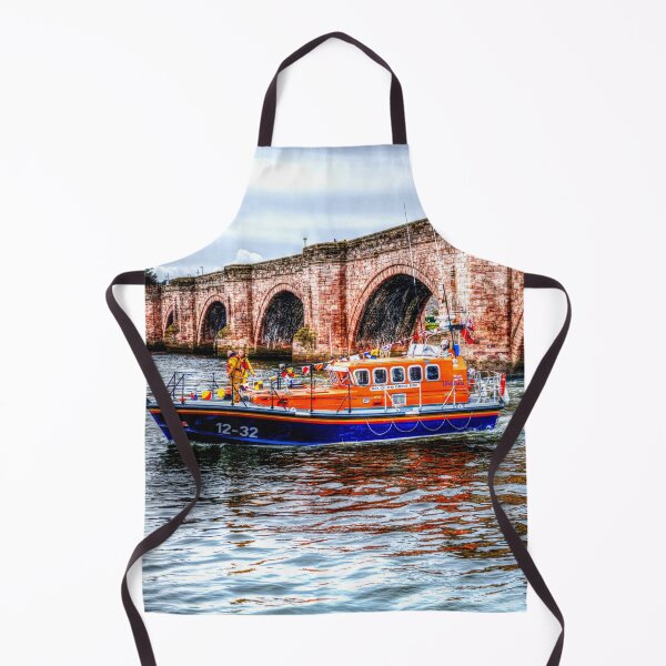 Item preview, Berwick Upon Tweed RNLI Lifeboat And Old Bridge designed and sold by Paul Thompson Photography.