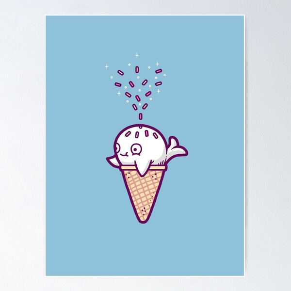 Item preview, Whale ice cream  designed and sold by Randyotter.