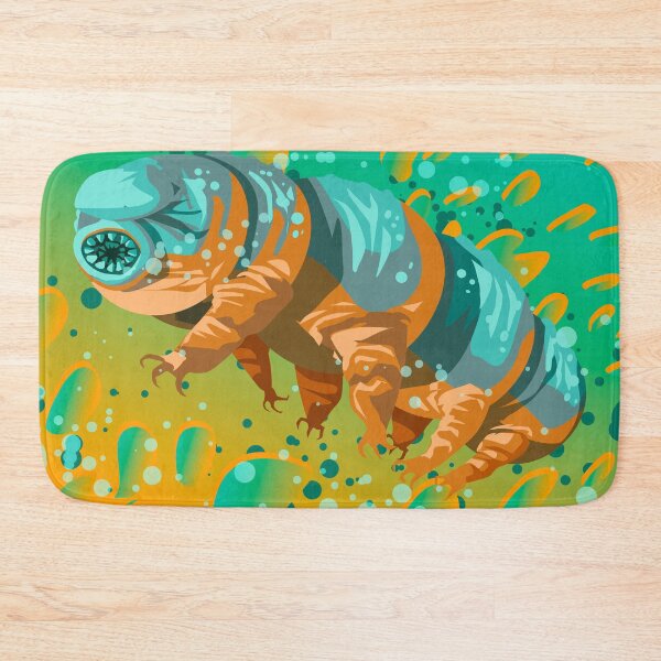 Item preview, microscopic animal tardigrade swimming underwater designed and sold by matintheworld ( delcarmat ).