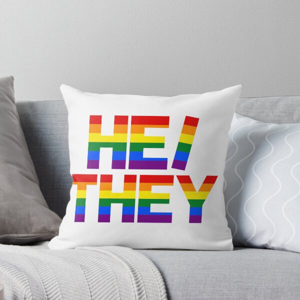 Item preview, Large Rainbow He/They designed and sold by JtownGSA.