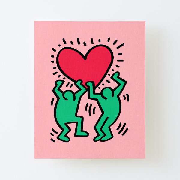 keith haring rap keith haring rap keith haring rap Canvas Mounted Print