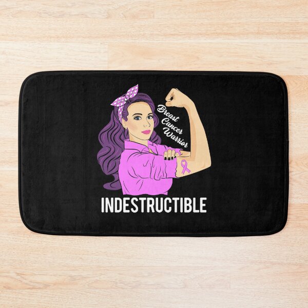 Item preview, Breast Cancer Warrior Indestructible Awareness Support designed and sold by ZNOVANNA.