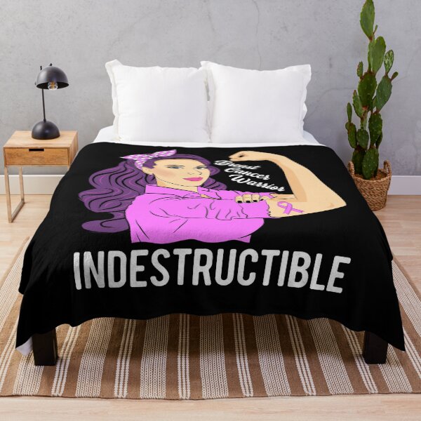 Item preview, Breast Cancer Warrior Indestructible Awareness Support designed and sold by ZNOVANNA.