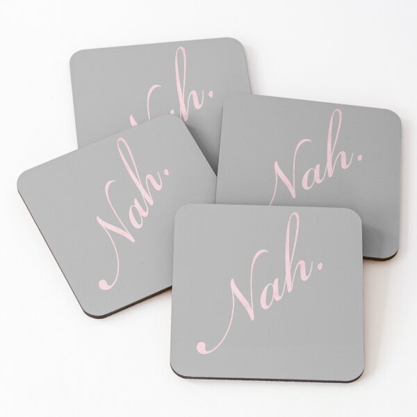 Item preview, Nah. (pink marble) designed and sold by JennieCarolina.