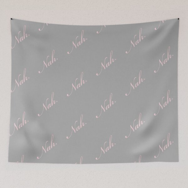 Item preview, Nah. (pink marble) designed and sold by JennieCarolina.
