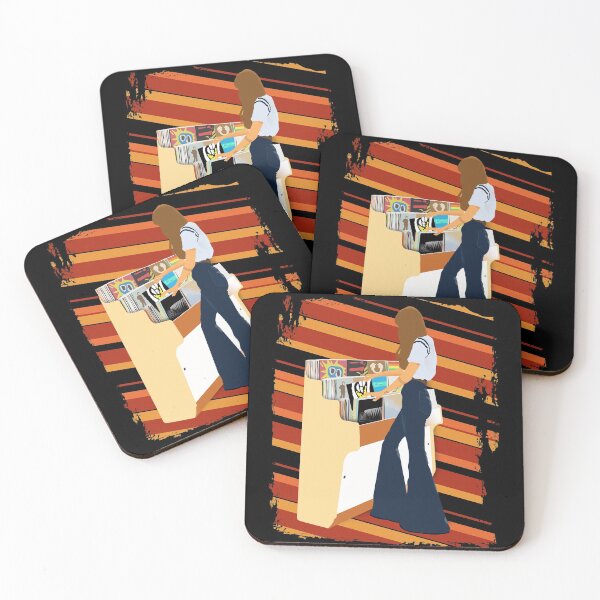 Item preview, Music lover browsing vinyl designed and sold by Edekad.