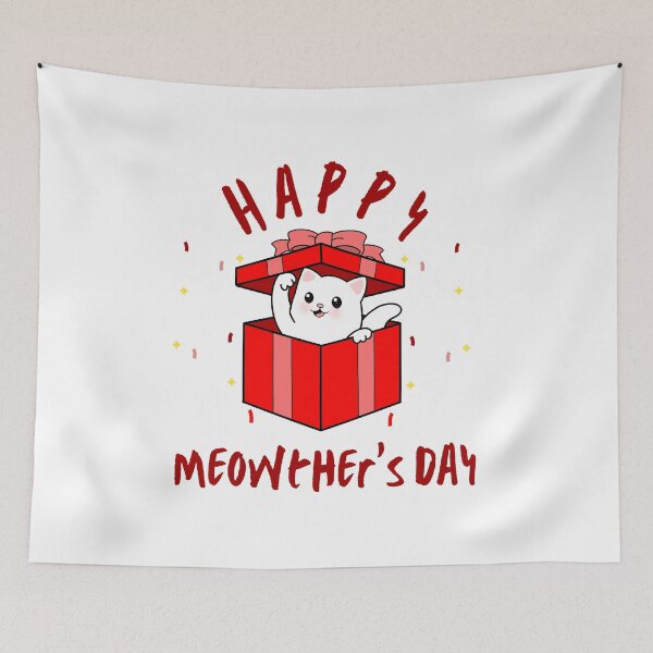 Item preview, Happy Meowther’s Day - Cute funny kawaii cat Mother’s Day Design designed and sold by Gerhanj.
