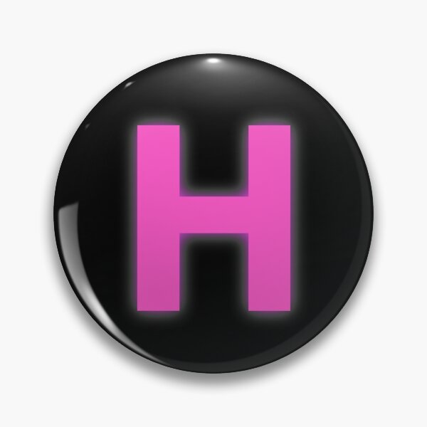 Item preview, Letter H In Pink Neon Light designed and sold by yoshra.