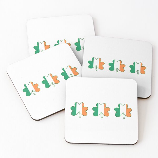 Item preview, Irish Flag Colour Shamrocks 2 designed and sold by akaiawa.