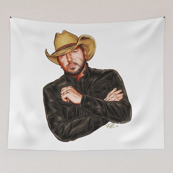 Item preview, Jason Aldean - An illustration by Paul Cemmick designed and sold by TIGERDAVER.