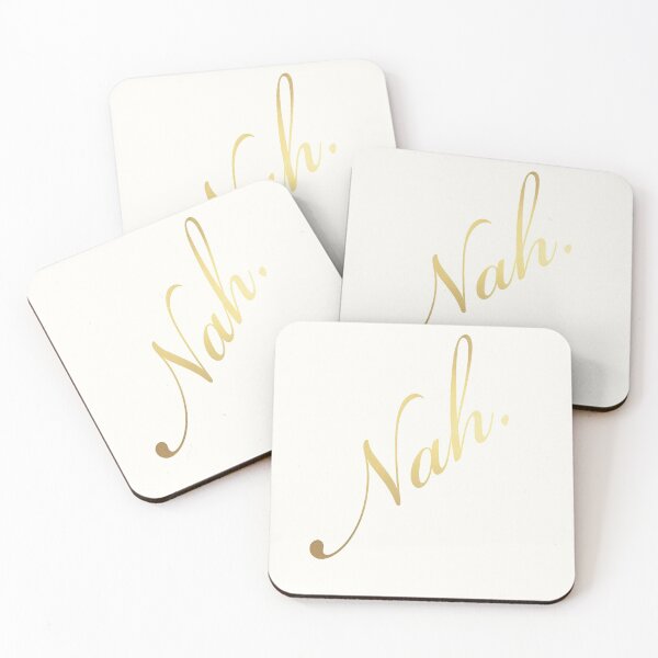 Item preview, Nah. (gold texture) designed and sold by JennieCarolina.