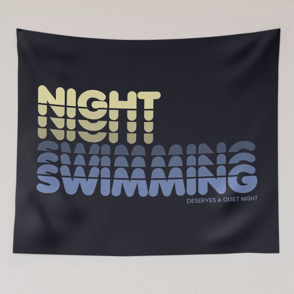 Item preview, Nightswimming (deserves a quiet night) designed and sold by PonchoBolero.