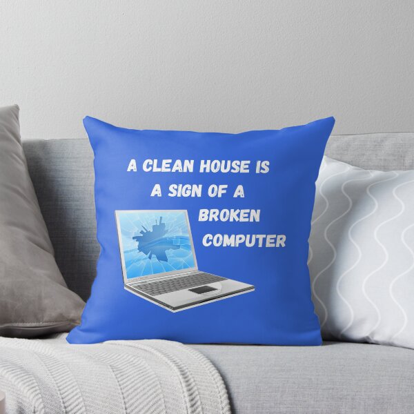 Item preview, Broken Computer Cleaning Lady Gift Humor designed and sold by SavvyCleaner.